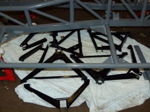 TVR chassis and wishbones
